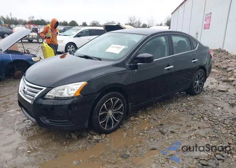 2014 Nissan Sentra Sv из США, поврежденный, VIN 3N1AB7AP9EY311638